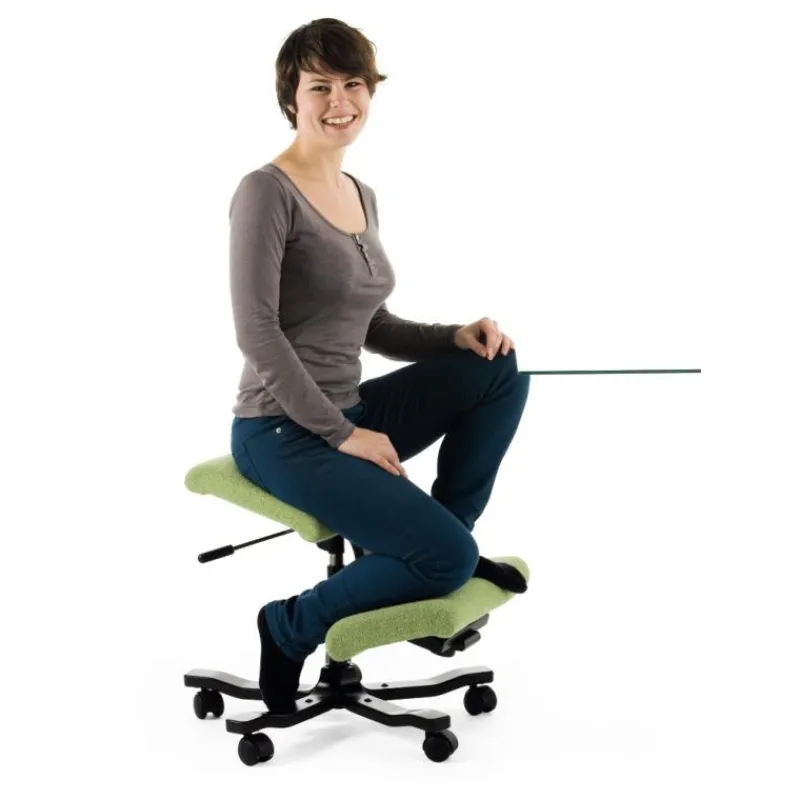 Varier Wing ® Siège ergonomique en tissu sur roulettes> Chaise De Bureau