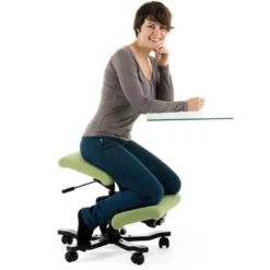 Varier Wing ® Siège ergonomique en tissu sur roulettes><noscript><img width=