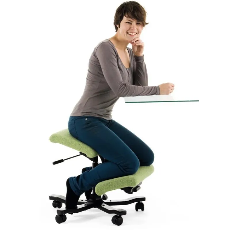 Varier Wing ® Siège ergonomique en tissu sur roulettes> Chaise De Bureau