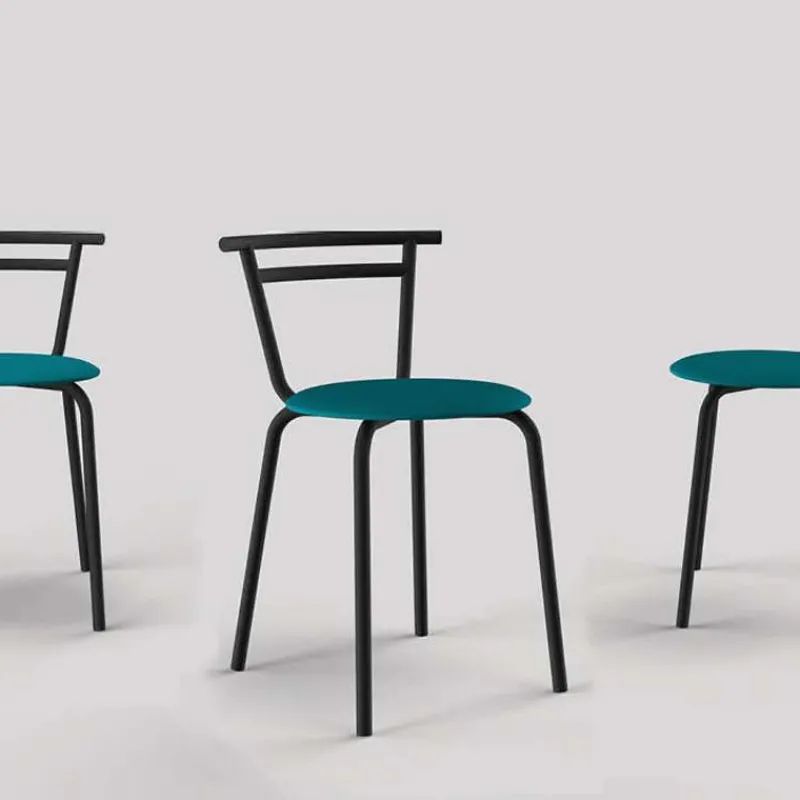 Carrier Xélus ® Chaise de cuisine fabriquée en France assise ronde structure métal> Chaise De Cuisine
