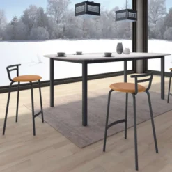 Carrier Xélus ® Tabouret snack fabriqué en France assise ronde rembourrée et structure métal> Tabouret Snack (assise +/- 65 Cm)|Tabouret De Bar (assise +/- 80 Cm)