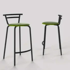 Carrier Xélus ® Tabouret snack fabriqué en France assise ronde rembourrée et structure métal><noscript><img width=