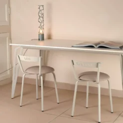 Carrier Xoxo ® Chaise pour enfant française en métal avec assise rembourrée> Chaise De Cuisine|Chaise Salon