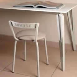 Carrier Xoxo ® Chaise pour enfant française en métal avec assise rembourrée> Chaise De Cuisine|Chaise Salon