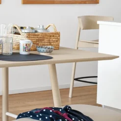 Yo Connubia® Table rectangulaire scandinave en bois massif><noscript><img width=
