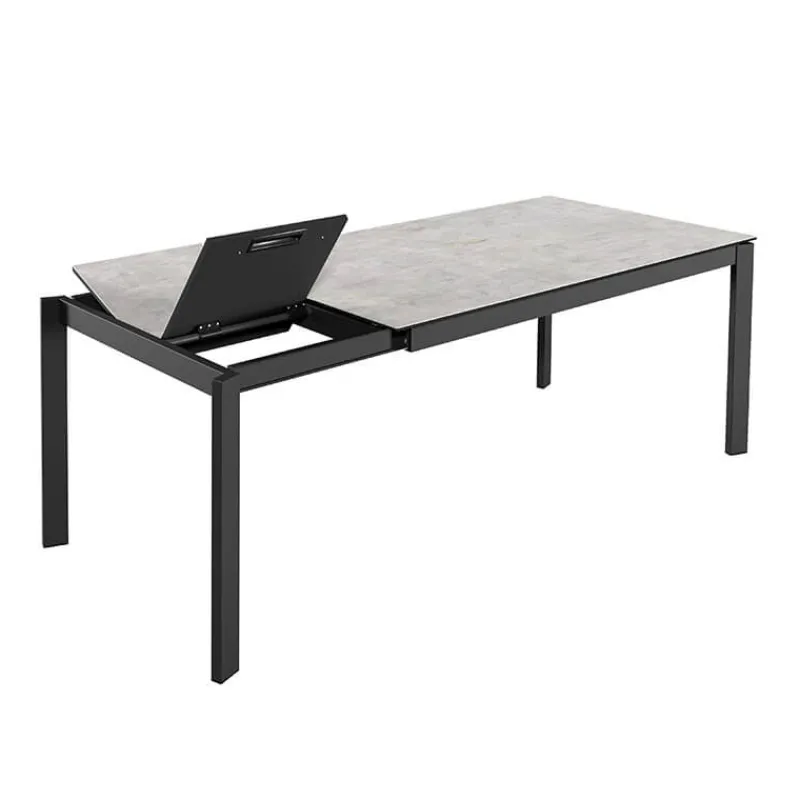 Cancio Zenit Table en céramiqueextensible avec pieds en métal> Table De Salle à Manger