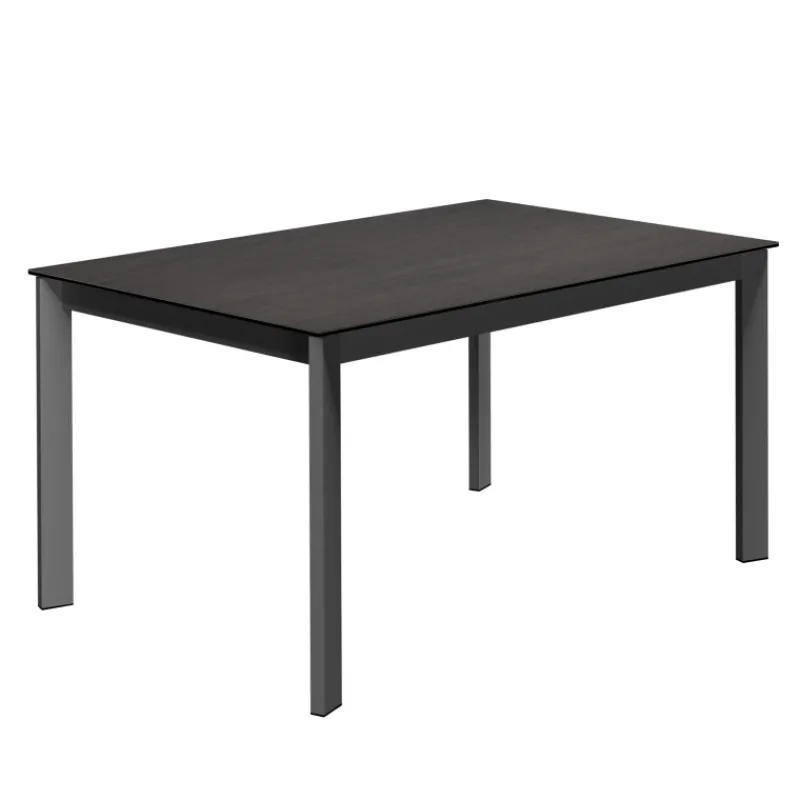 Cancio Zenit Table rectangulaire céramique avec pieds métal> Table De Salle à Manger