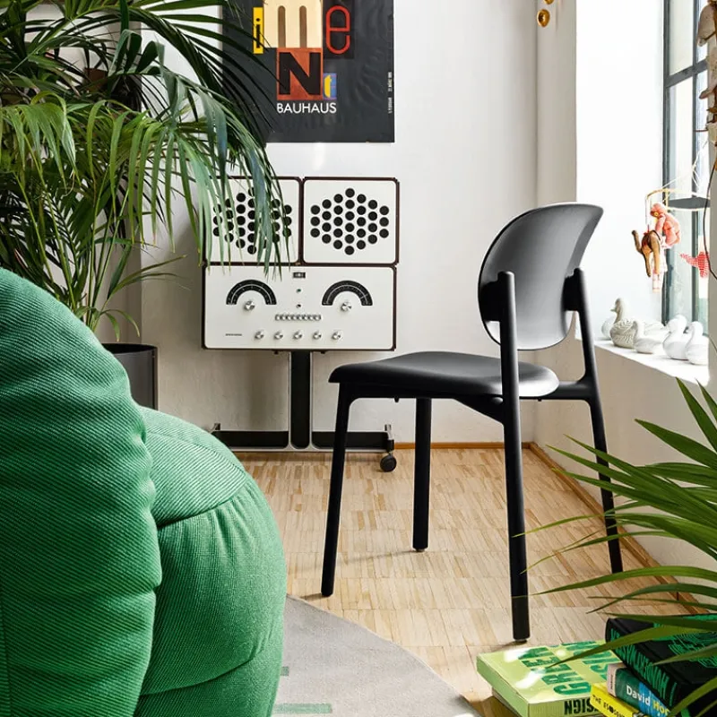 Zero Connubia® Chaise moderne empilable en polypropylène recyclé> Chaise De Cuisine|Chaise De Salle à Manger