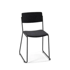 Perfecta Zoom Chaise de salle à manger épurée en tissu pieds en traîneau> Chaise De Salle à Manger