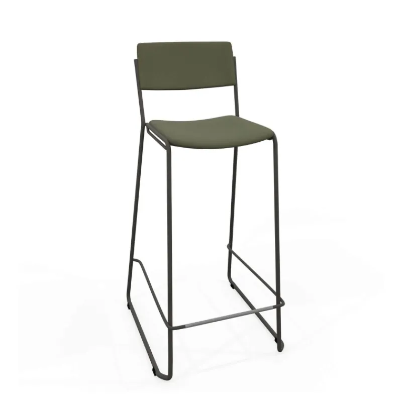 Perfecta Zoom Tabouret de bar moderne en simili avec pieds traîneau> Tabouret De Bar (assise +/- 80 Cm)