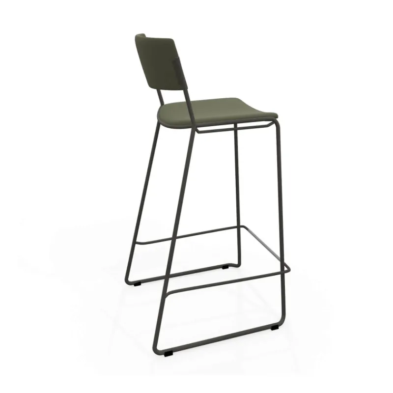 Perfecta Zoom Tabouret de bar moderne en simili avec pieds traîneau> Tabouret De Bar (assise +/- 80 Cm)