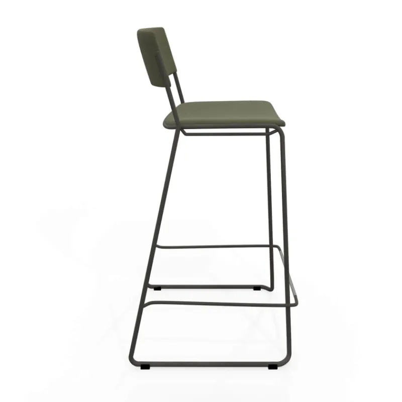 Perfecta Zoom Tabouret de bar moderne en simili avec pieds traîneau> Tabouret De Bar (assise +/- 80 Cm)