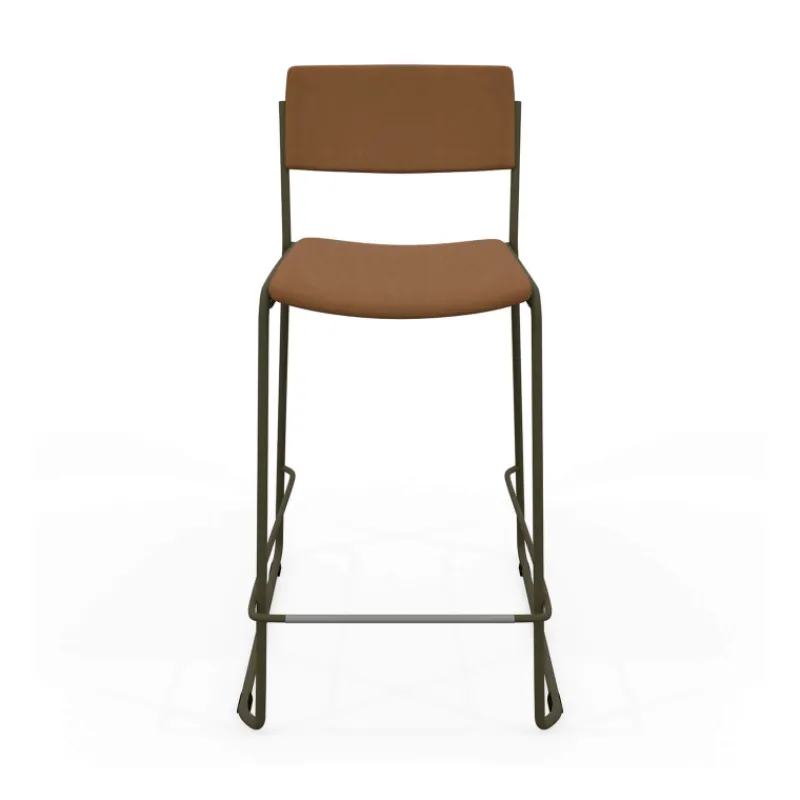 Perfecta Zoom Tabouret snack moderne en simili avec pieds en traîneau> Tabouret Snack (assise +/- 65 Cm)