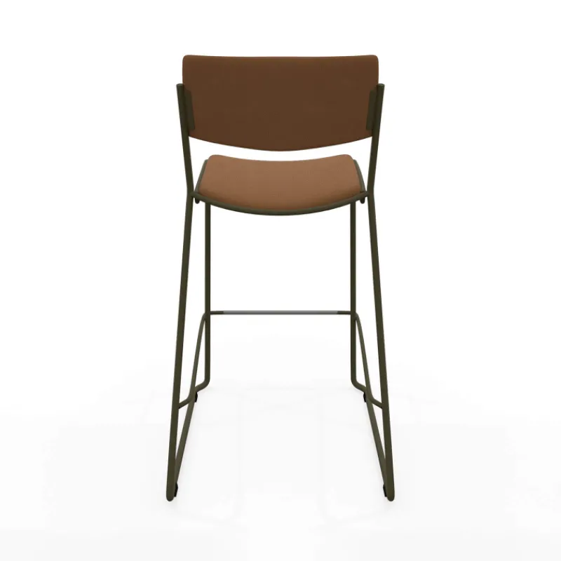 Perfecta Zoom Tabouret snack moderne en simili avec pieds en traîneau> Tabouret Snack (assise +/- 65 Cm)