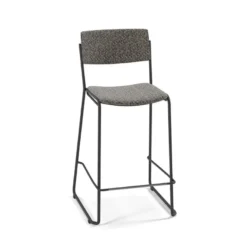 Perfecta Zoom Tabouret snack moderne en tissu pieds traîneau> Tabouret Snack (assise +/- 65 Cm)|Tabouret De Bar (assise +/- 80 Cm)