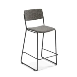 Perfecta Zoom Tabouret snack moderne en tissu pieds traîneau> Tabouret Snack (assise +/- 65 Cm)|Tabouret De Bar (assise +/- 80 Cm)